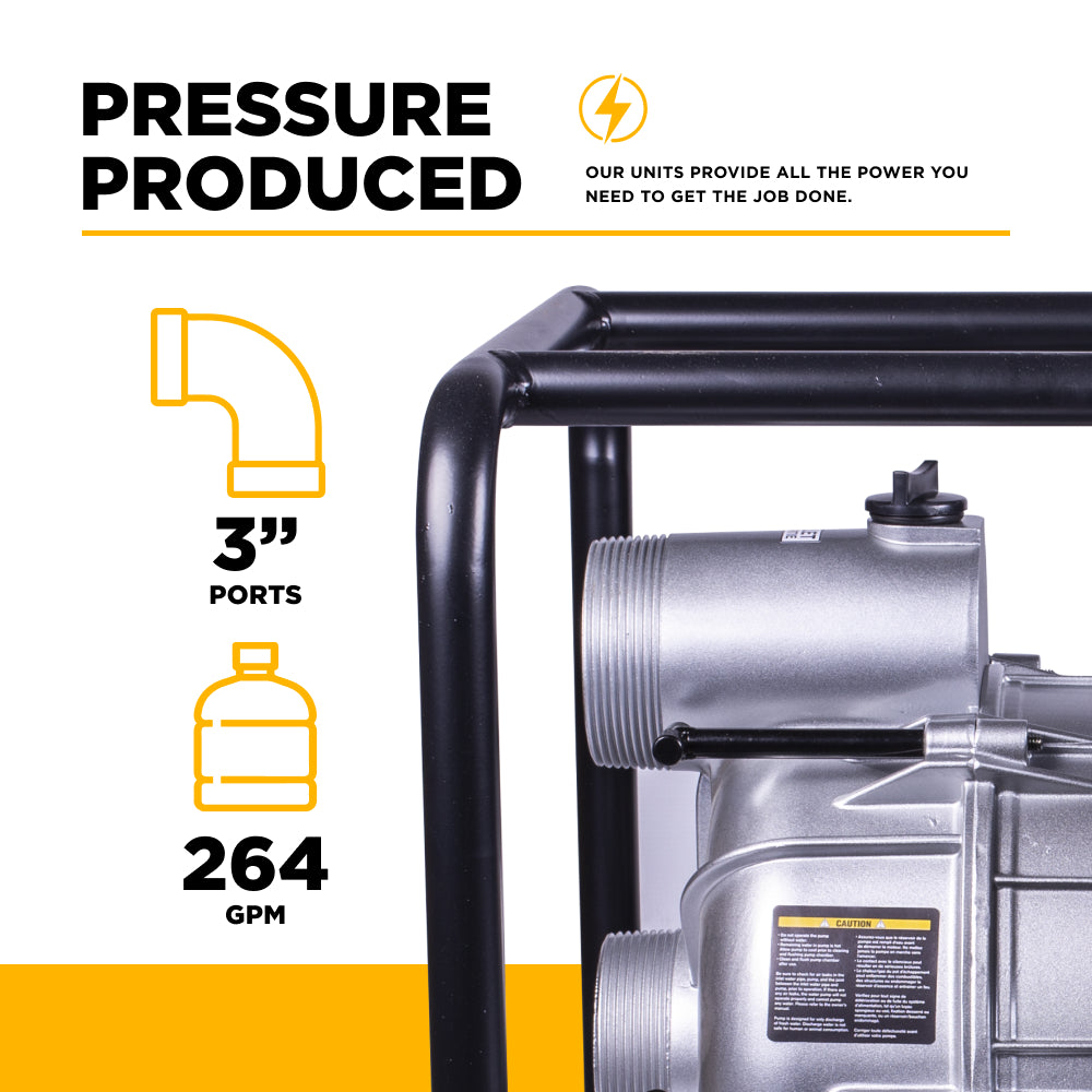 3" Semi-Trash Transfer Pump with Powerease 225 Engine