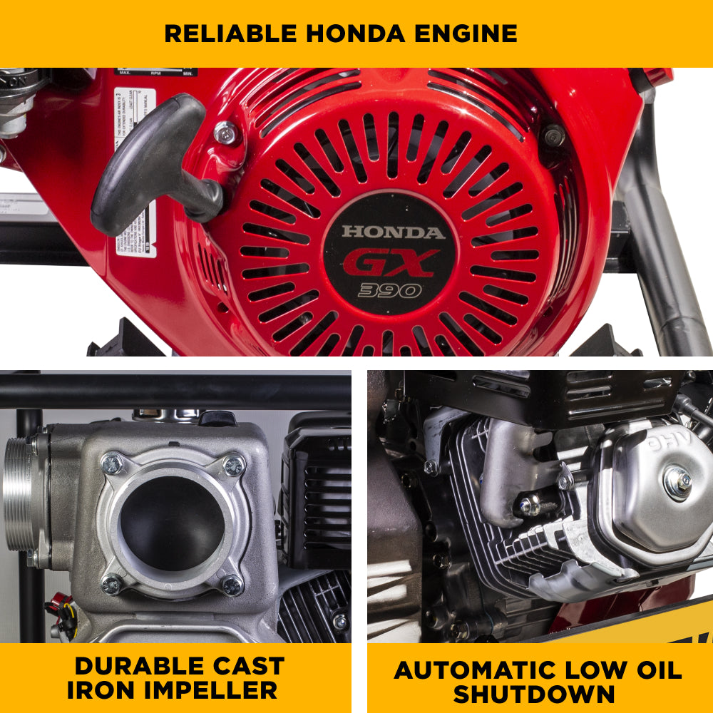 4"-Trash Transfer Pump with Honda GX390 Engine
