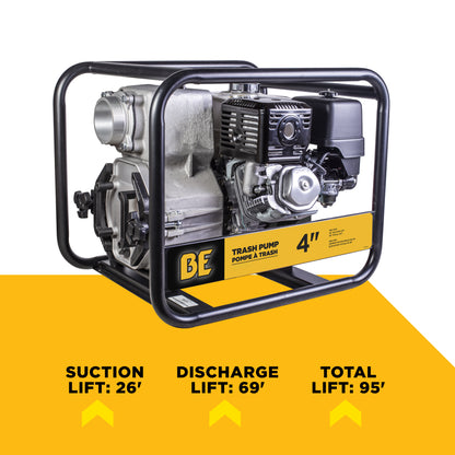 4" Full Trash Pump - TP-4014RM