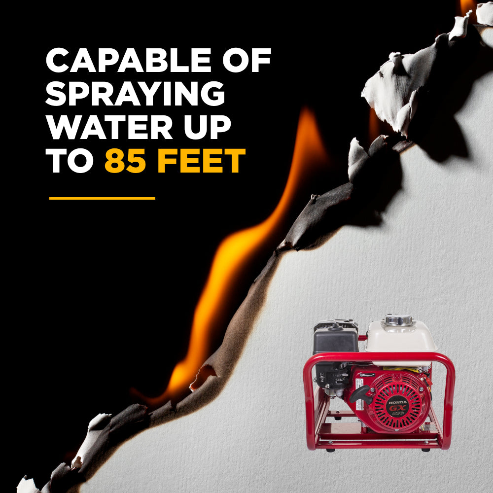 Pompe à eau haute pression de 1,5" avec moteur Honda GX200