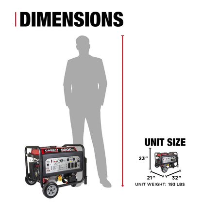 9,000W Gas Generator - C9000ER