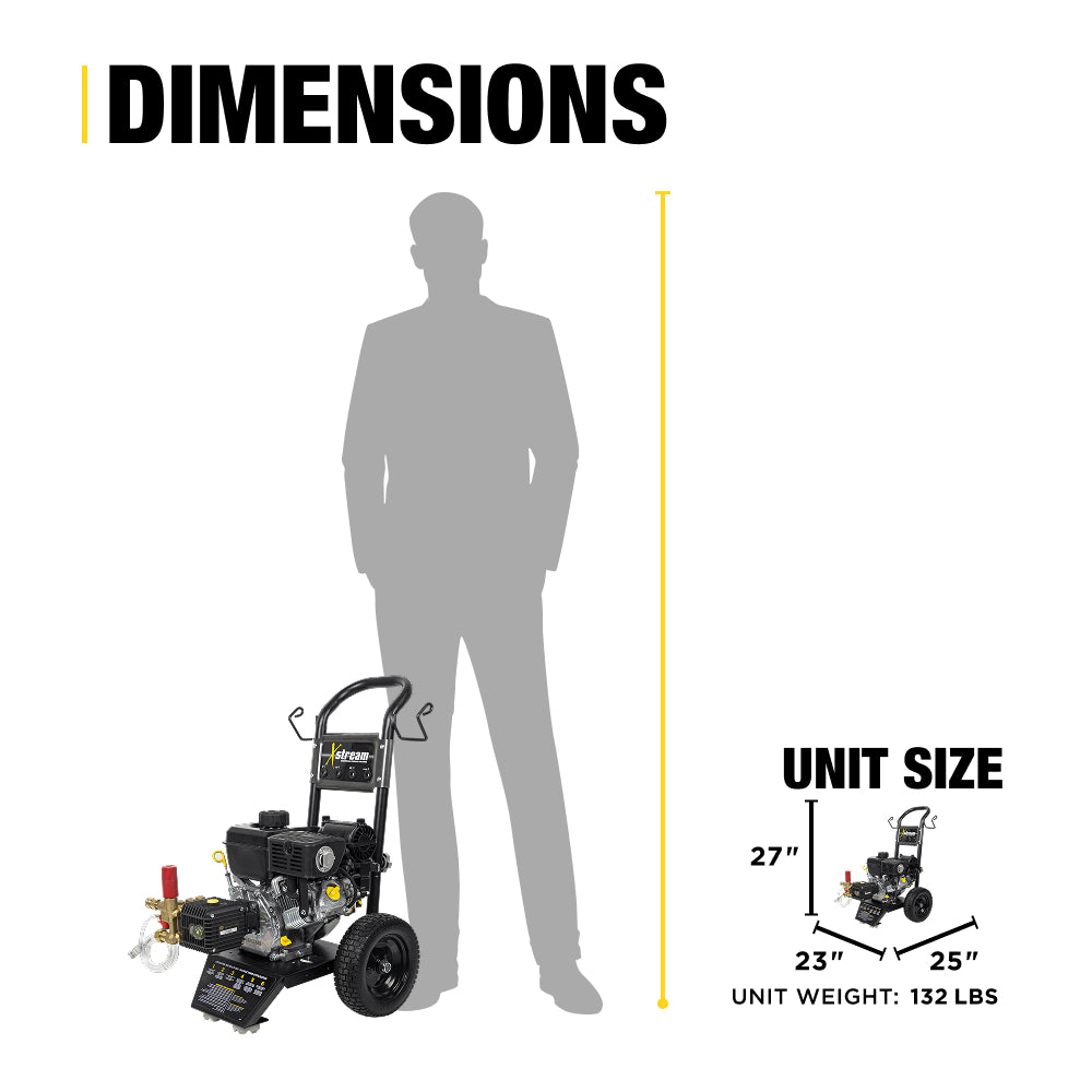 2,700 PSI 3 GPM Gas Pressure Washer - X2765VG