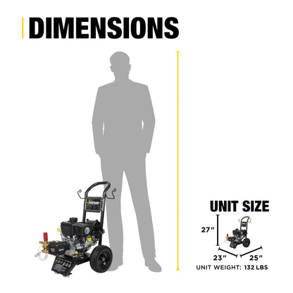 2,700 PSI 3 GPM Gas Pressure Washer - X2765VG