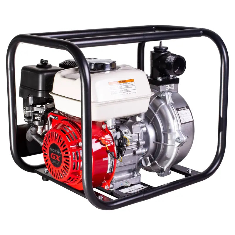 2" High-Pressure Water Transfer Pump with Honda GX200 Engine