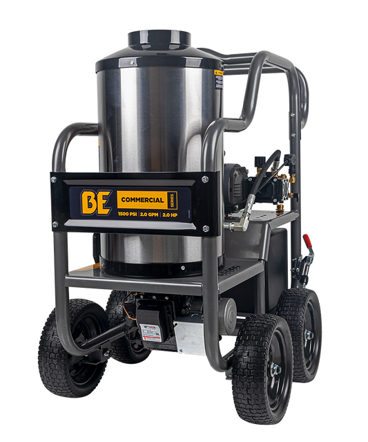 1,500 PSI 2.0 GPM Hot Water Pressure Washer with TechTop Motor and AR Triplex Pump - HW152EA