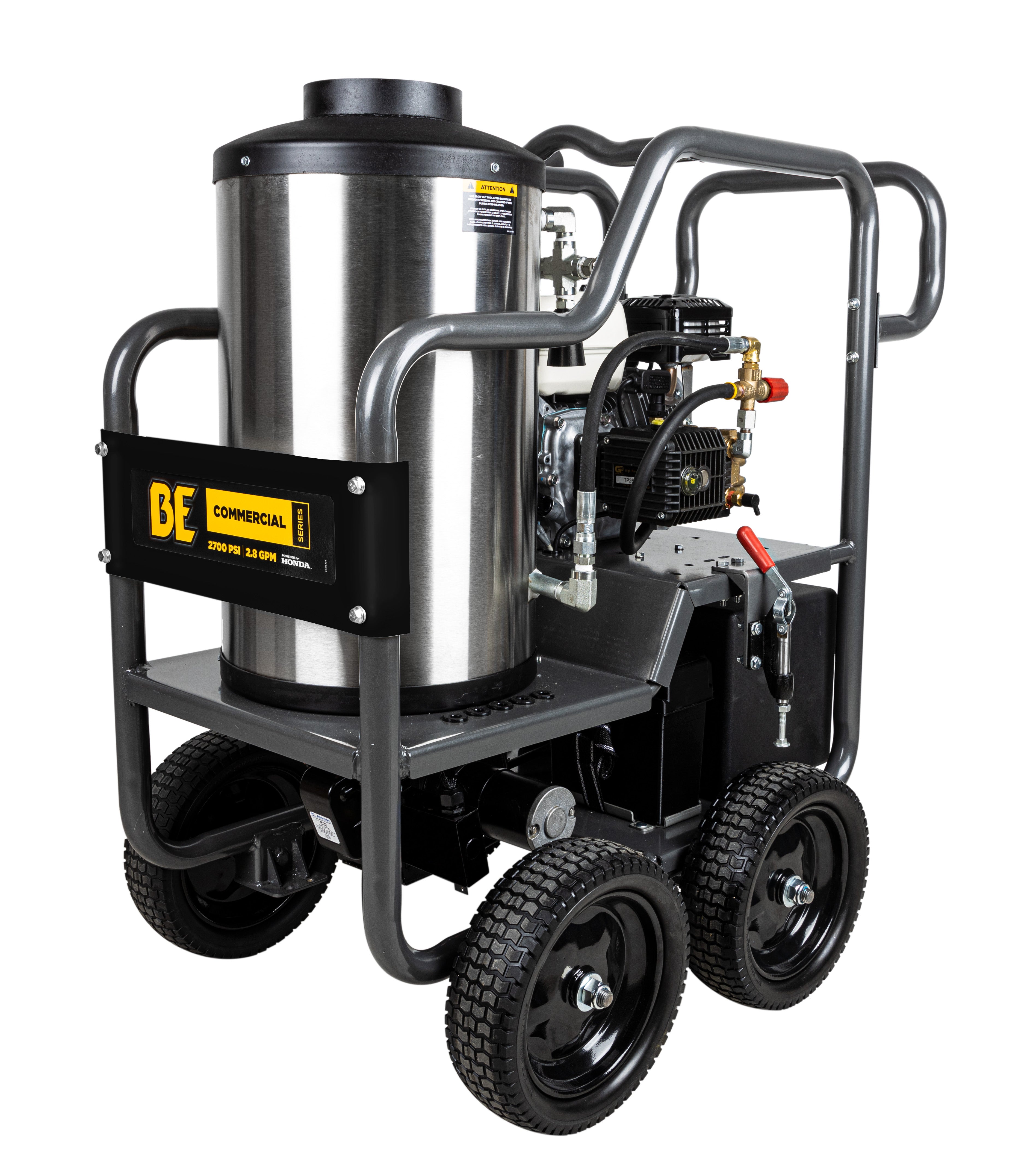 2,700 PSI - 2.8 GPM Hot Water Pressure Washer with Honda GX200 Engine –  BEPowerEquipment