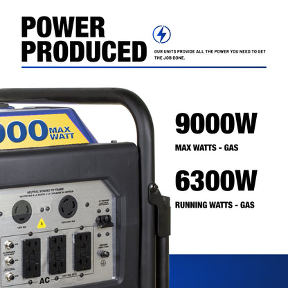 9,000W Gas Generator - N9000ER