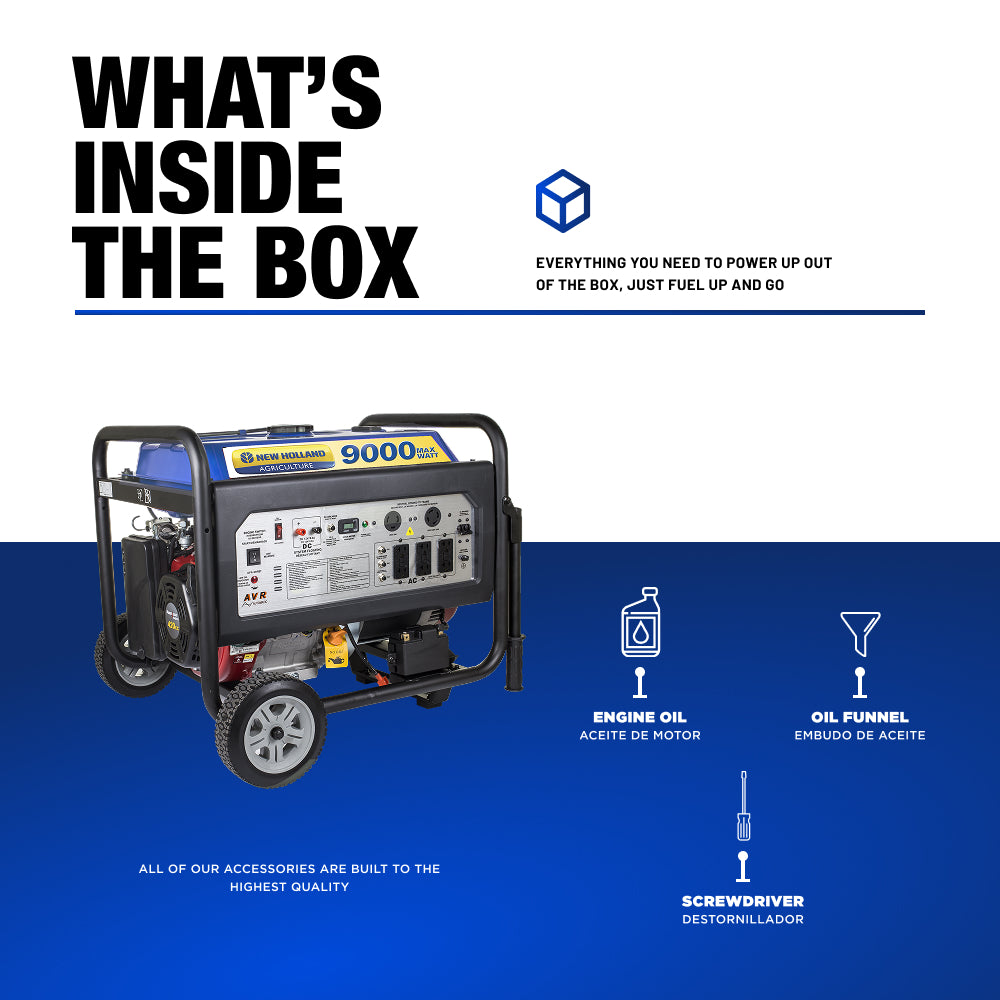 9,000W Gas Generator - N9000ER