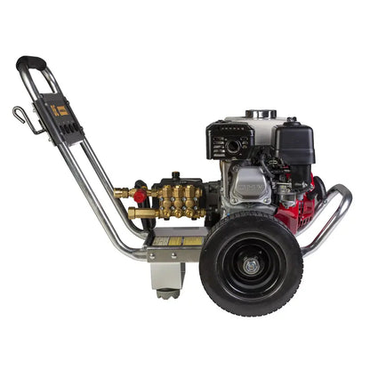 2,500 PSI 3.0 GPM Gas Pressure Washer with Honda GX200 Engine and AR Triplex Pump - PE-2565HWAARSP