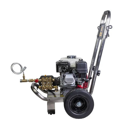 2,500 PSI 3.0 GPM Gas Pressure Washer with Honda GX200 Engine and Comet Triplex Pump - PE-2565HWSCOMSP