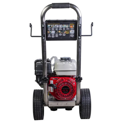 2,500 PSI 3.0 GPM Gas Pressure Washer with Honda GX200 Engine and Comet Triplex Pump - PE-2565HWSCOMSP