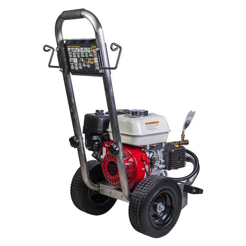 2,500 PSI 3.0 GPM Gas Pressure Washer with Honda GX200 Engine and Comet Triplex Pump - PE-2565HWSCOMSP