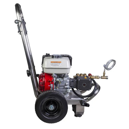 2,500 PSI 3.0 GPM Gas Pressure Washer with Honda GX200 Engine and Comet Triplex Pump - PE-2565HWSCOMSP