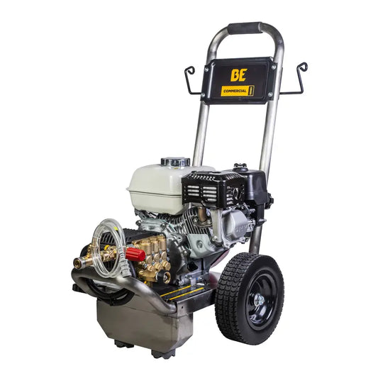 2,500 PSI 3.0 GPM Gas Pressure Washer with Honda GX200 Engine and General Triplex Pump - PE-2565HWSGENSP