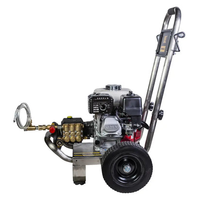 2,500 PSI 3.0 GPM Gas Pressure Washer with Honda GX200 Engine and General Triplex Pump - PE-2565HWSGENSP