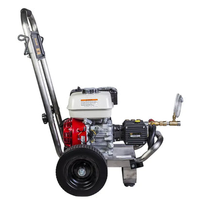 2,500 PSI 3.0 GPM Gas Pressure Washer with Honda GX200 Engine and General Triplex Pump - PE-2565HWSGENSP