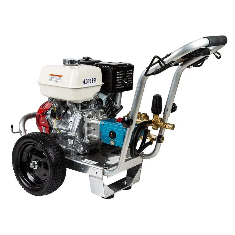 4,000 PSI - 4.0 GPM Gas Pressure Washer with Honda GX390 Engine and CAT Triplex Pump - PE-4013HWPACAT