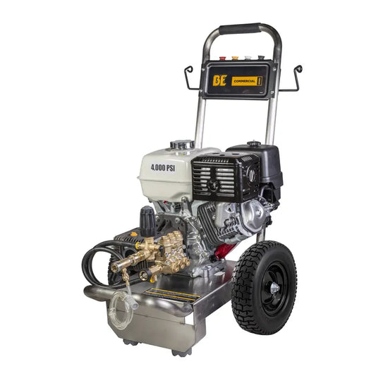 4,000 PSI 4.0 GPM Gas Pressure Washer with Honda GX390 Engine and Comet Triplex Pump - PE-4013HWPSCOMZ