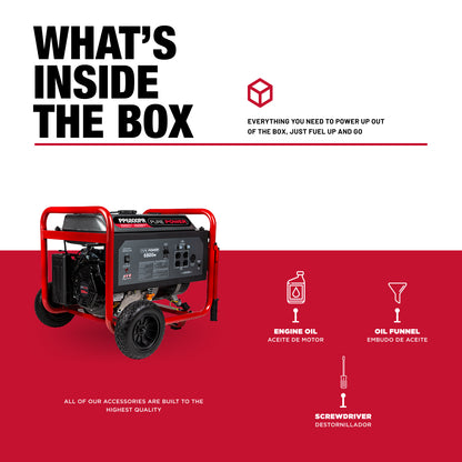 6,800W Gas Generator - PP6800PR